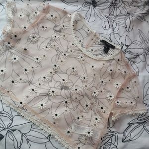 Sheer Floral top
